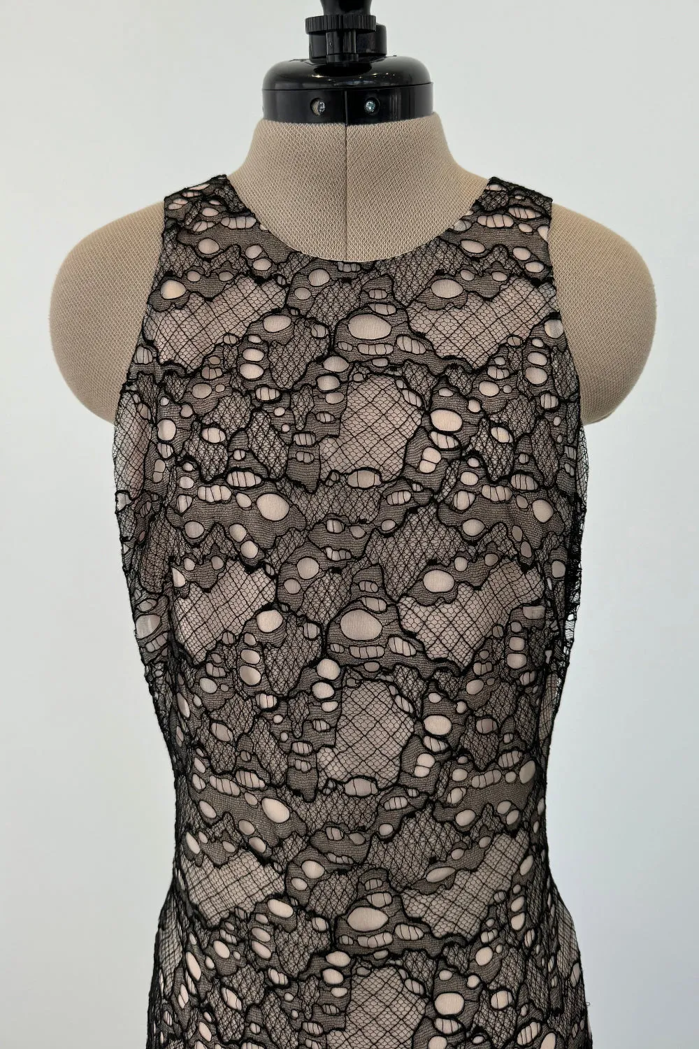 Alexander McQueen 2012 Black Lace Gown