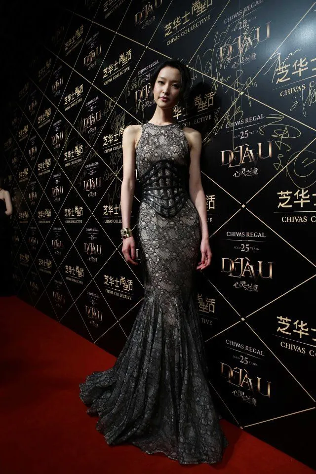 Alexander McQueen 2012 Black Lace Gown