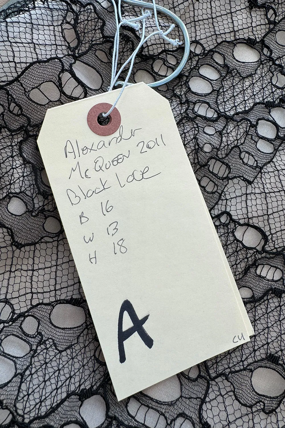 Alexander McQueen 2012 Black Lace Gown