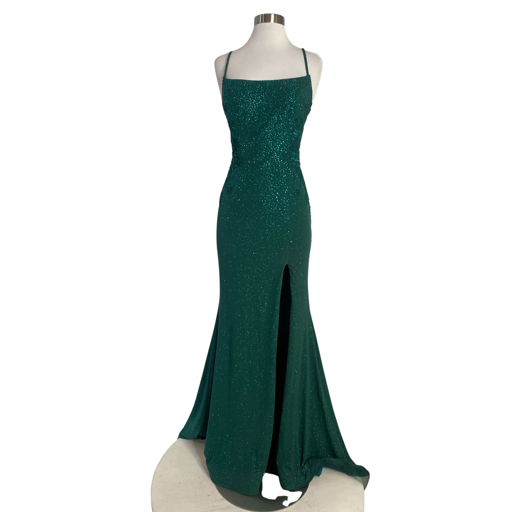 AMARRA Style 87258 Long Gown Green Size 2