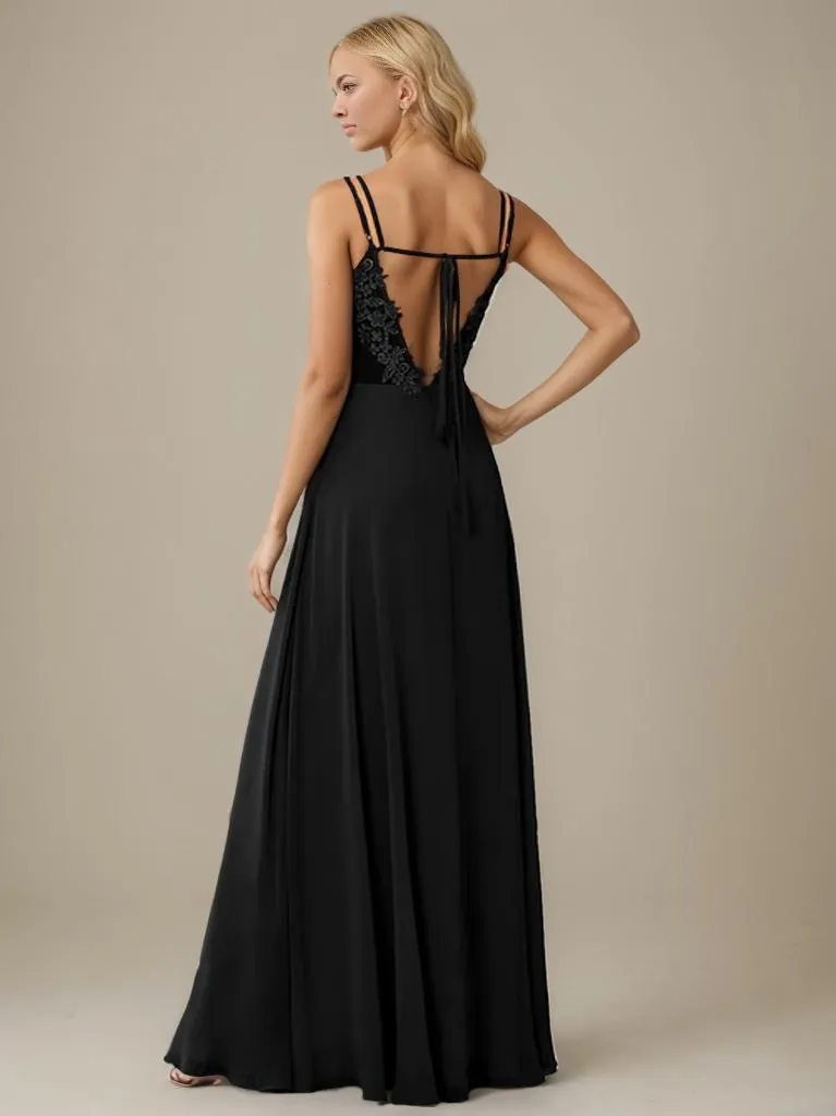 Aminata plus size bridesmaid or ball gown with lace up back