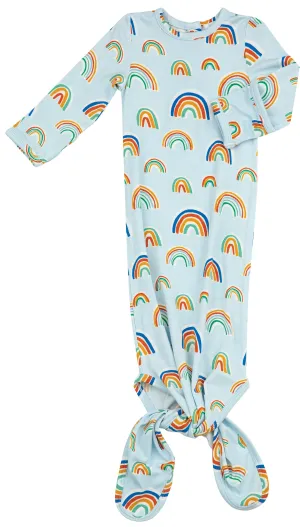 Angel Dear Blue Rainbows Knotted Gown
