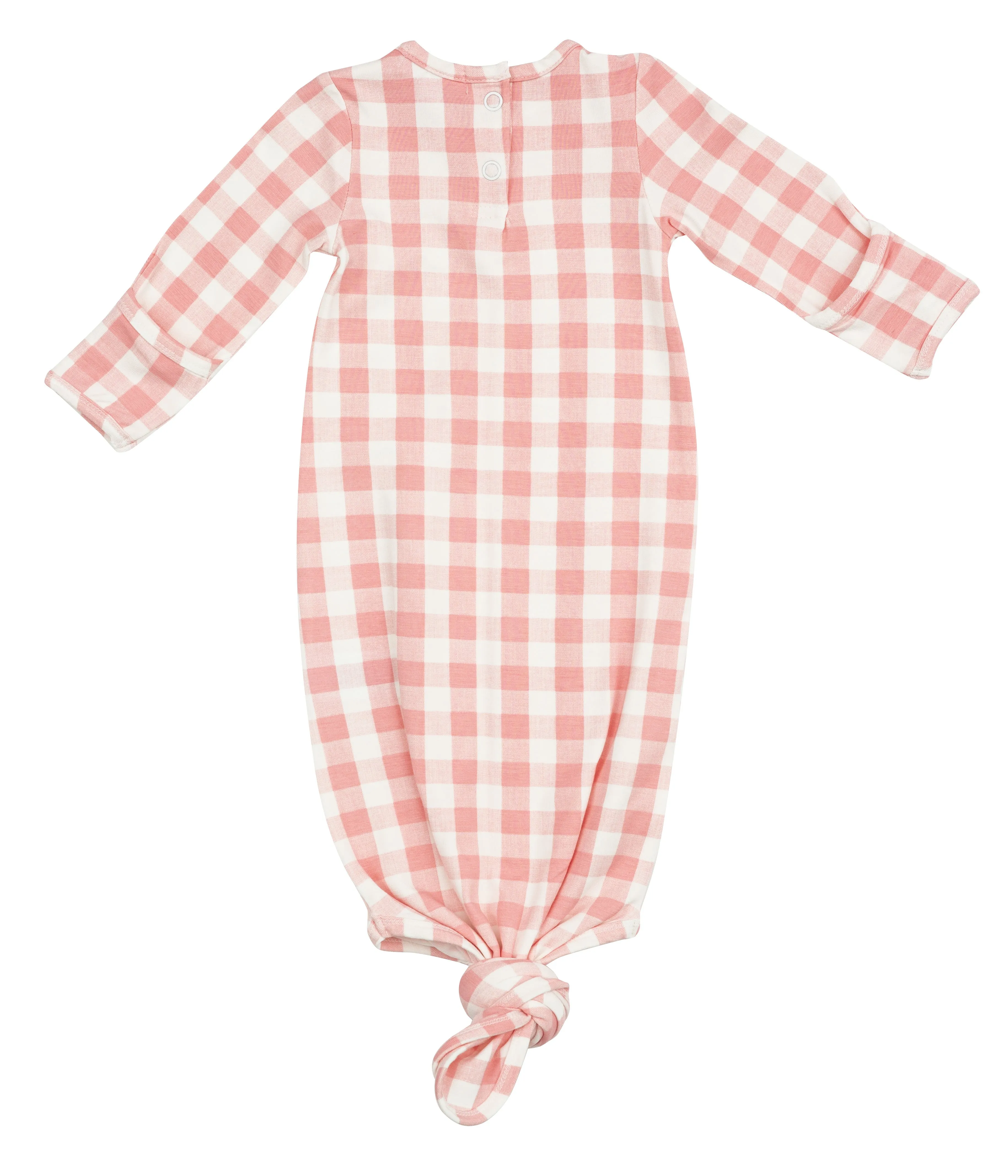Angel Dear Pink Gingham Knotted Gown