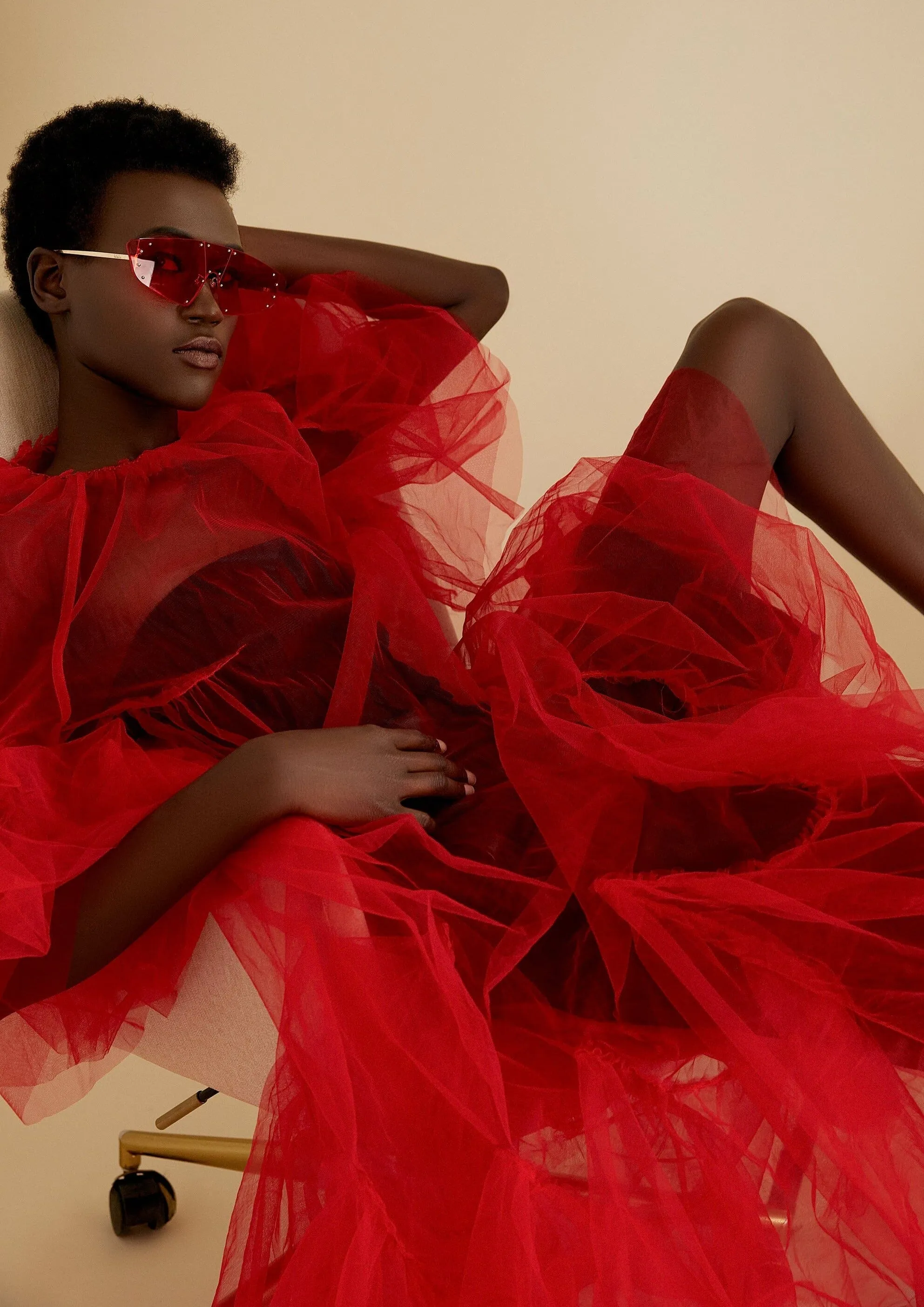 Avant Garde Tulle Overlay