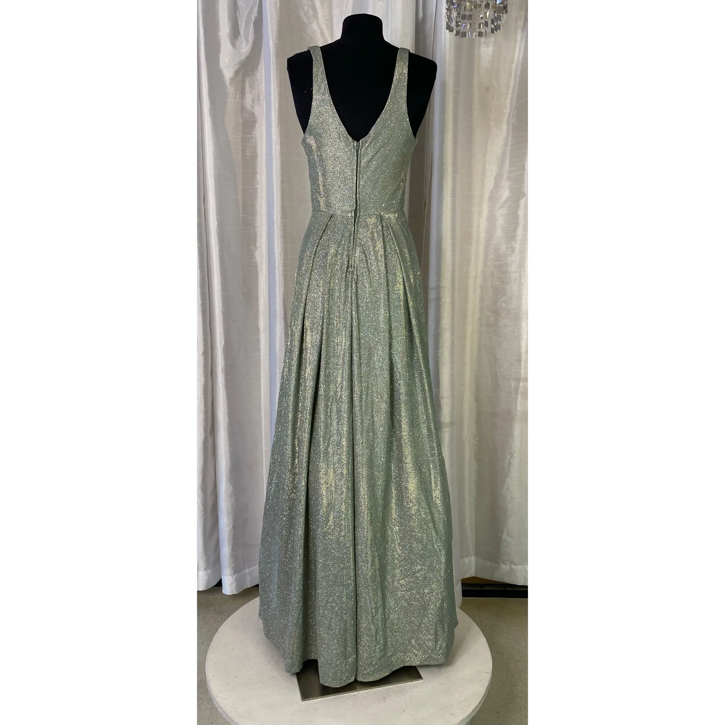 B Smart Long Gown Ice Blue Size 5/6