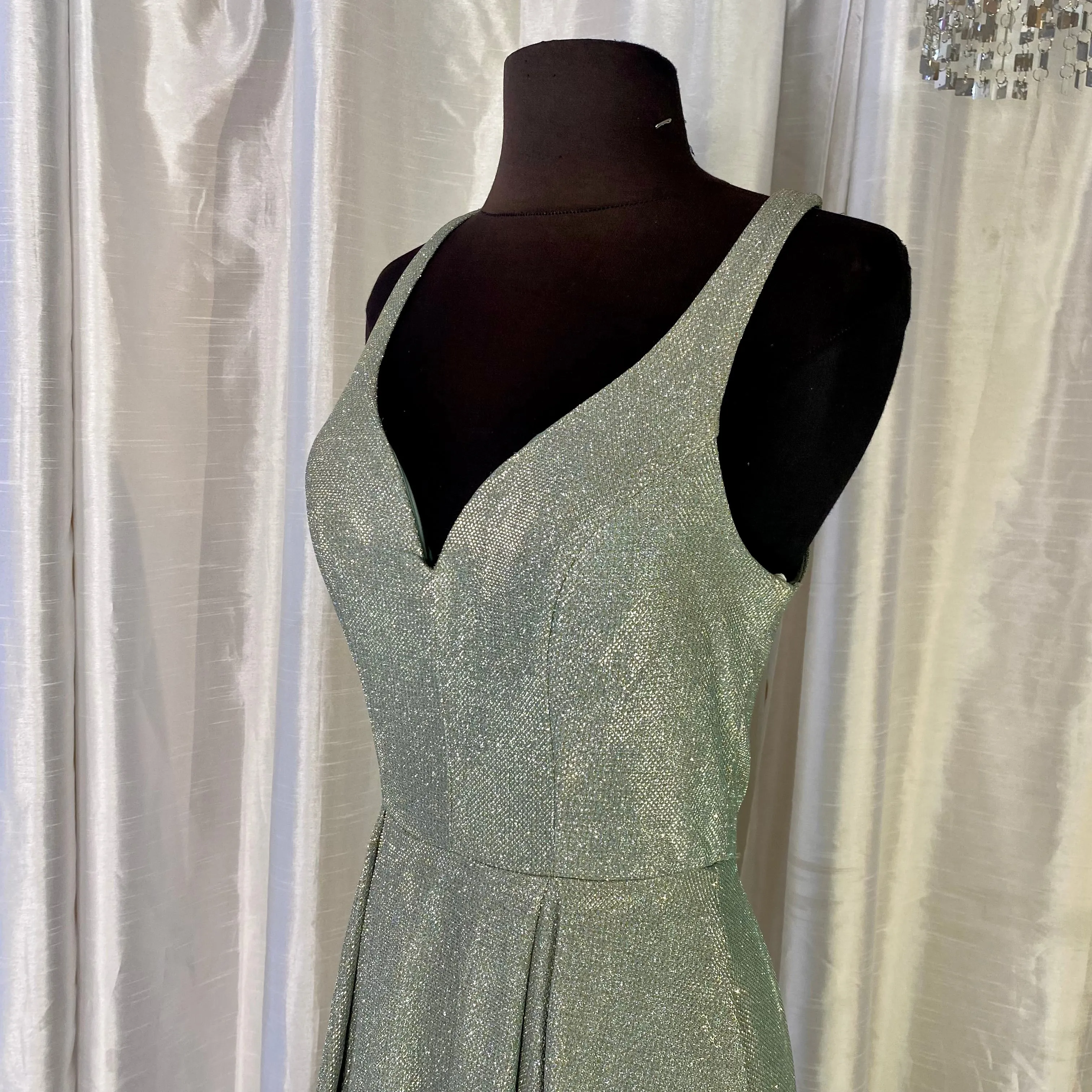 B Smart Long Gown Ice Blue Size 5/6