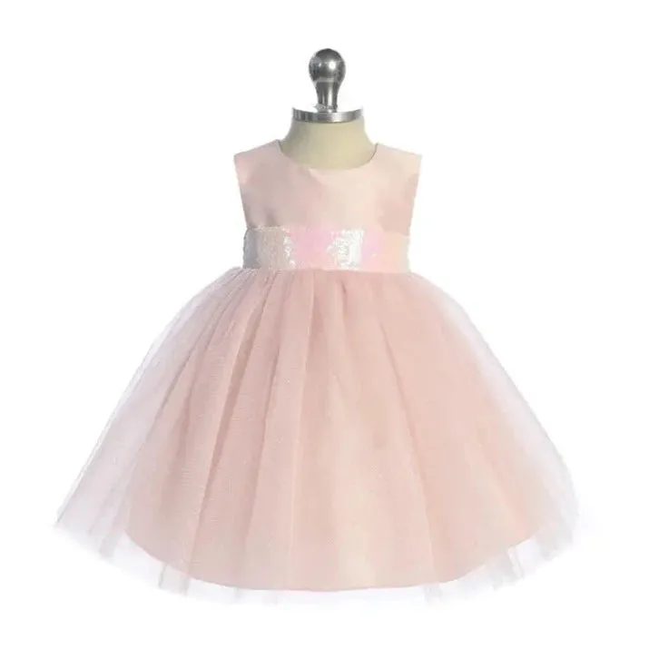 Baby Belle of The Ball Dress - Sugar Pink