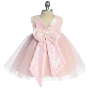 Baby Belle of The Ball Dress - Sugar Pink