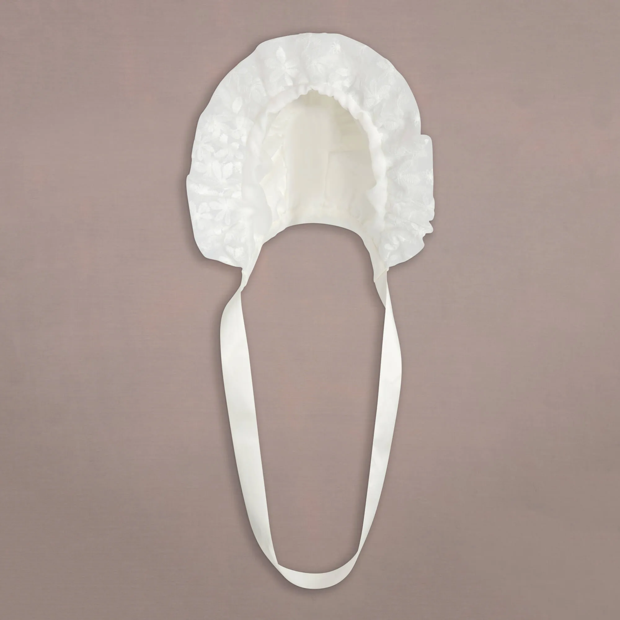 Baby Princess Charlotte Christening Gown and Bonnet - Ivory