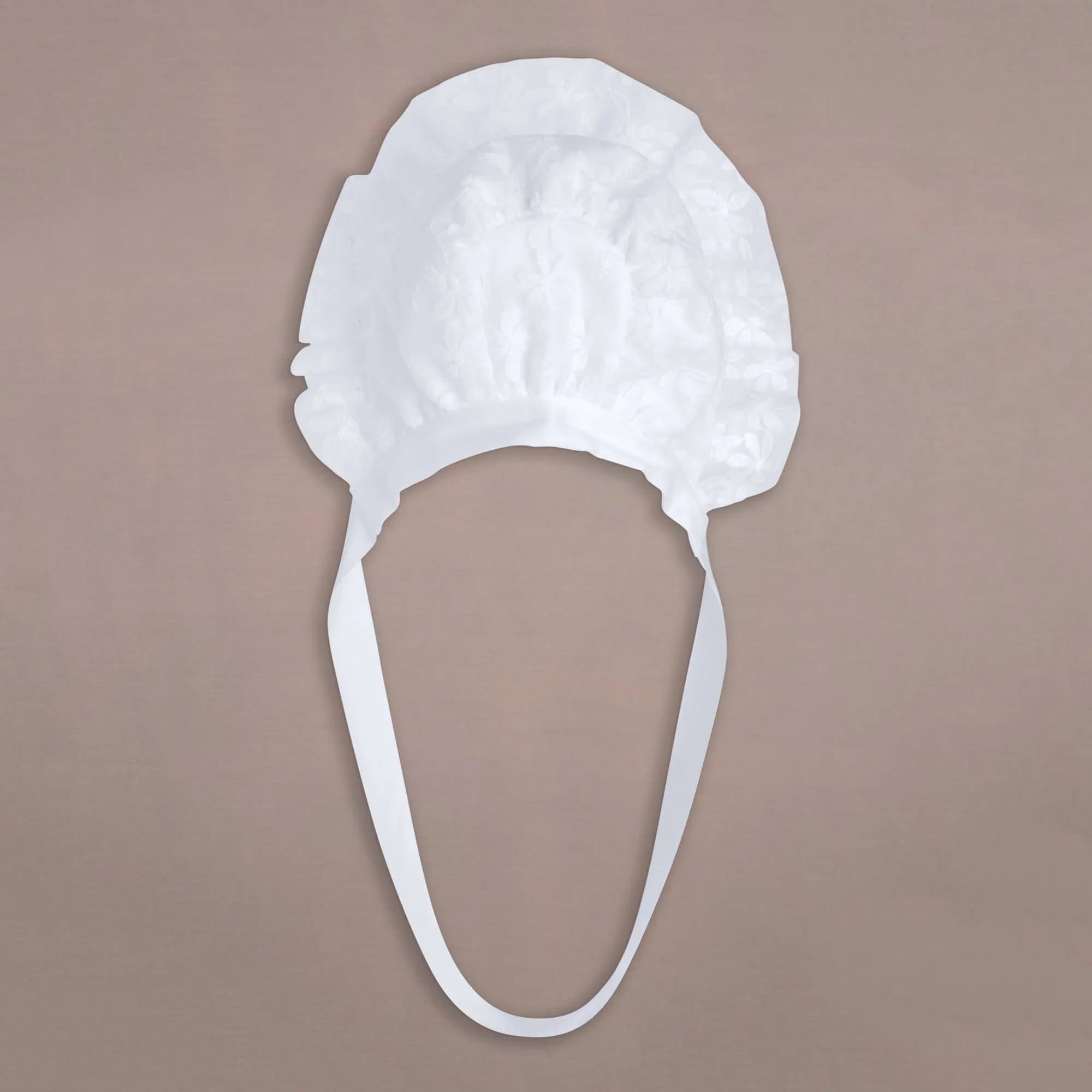 Baby Princess Charlotte Christening Gown and Bonnet - White