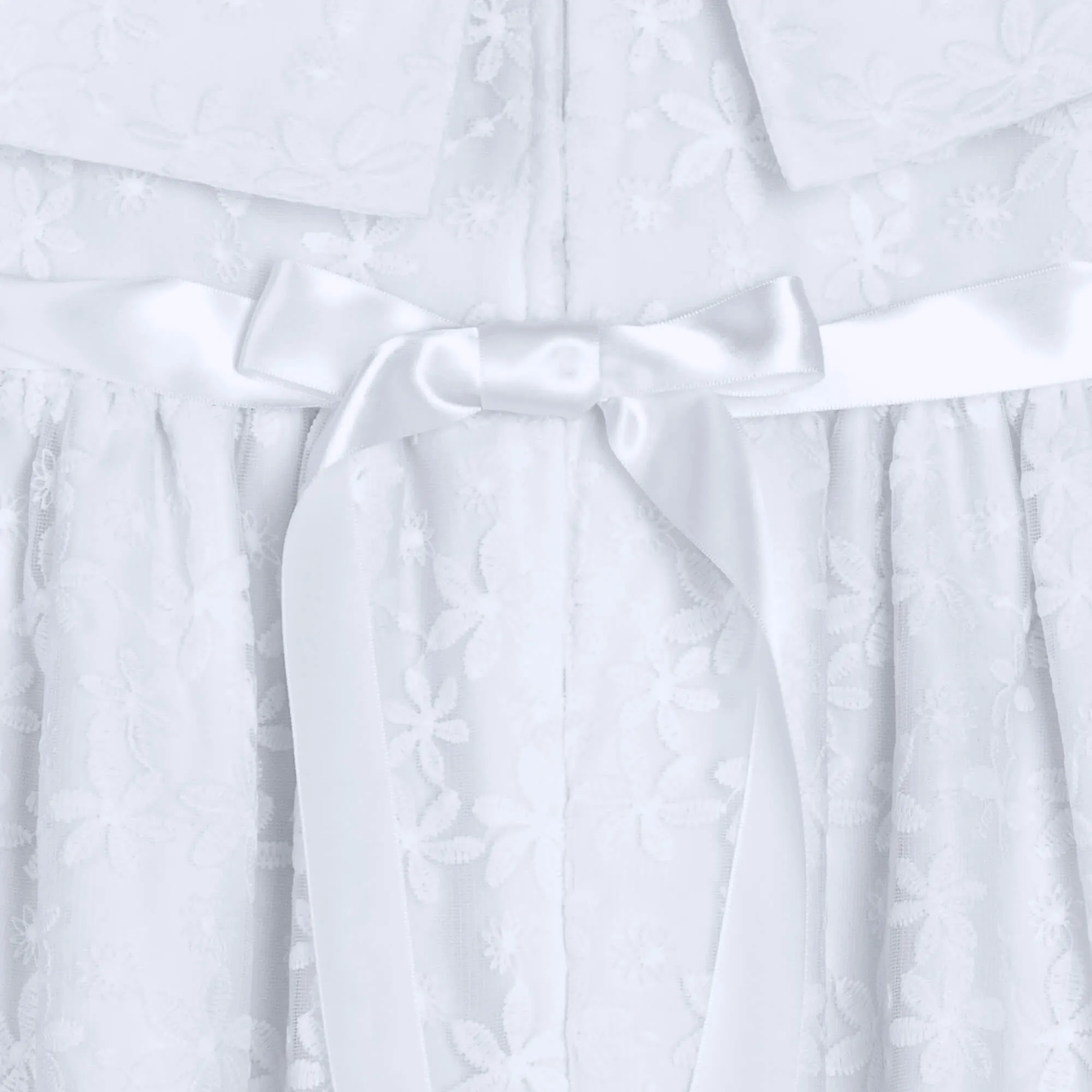 Baby Princess Charlotte Christening Gown and Bonnet - White