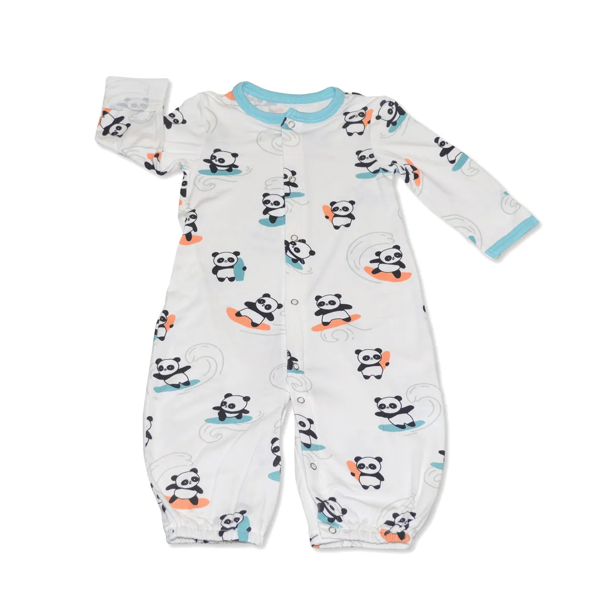 Bamboo Converter Gown (Surfs Up Panda Print)