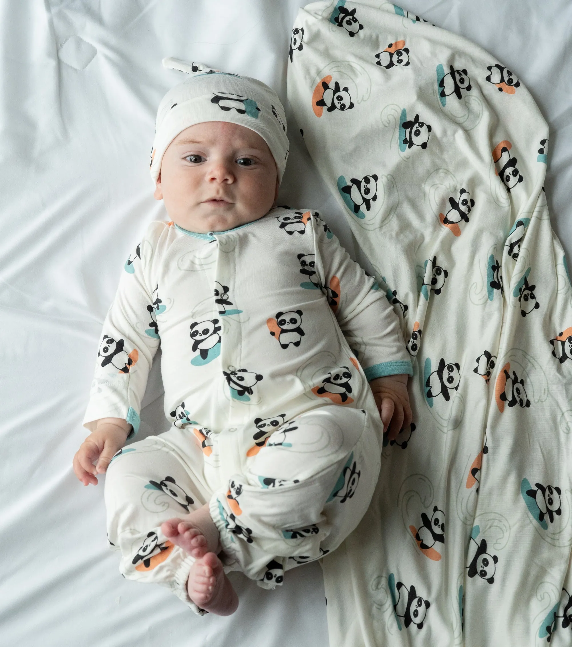 Bamboo Converter Gown (Surfs Up Panda Print)