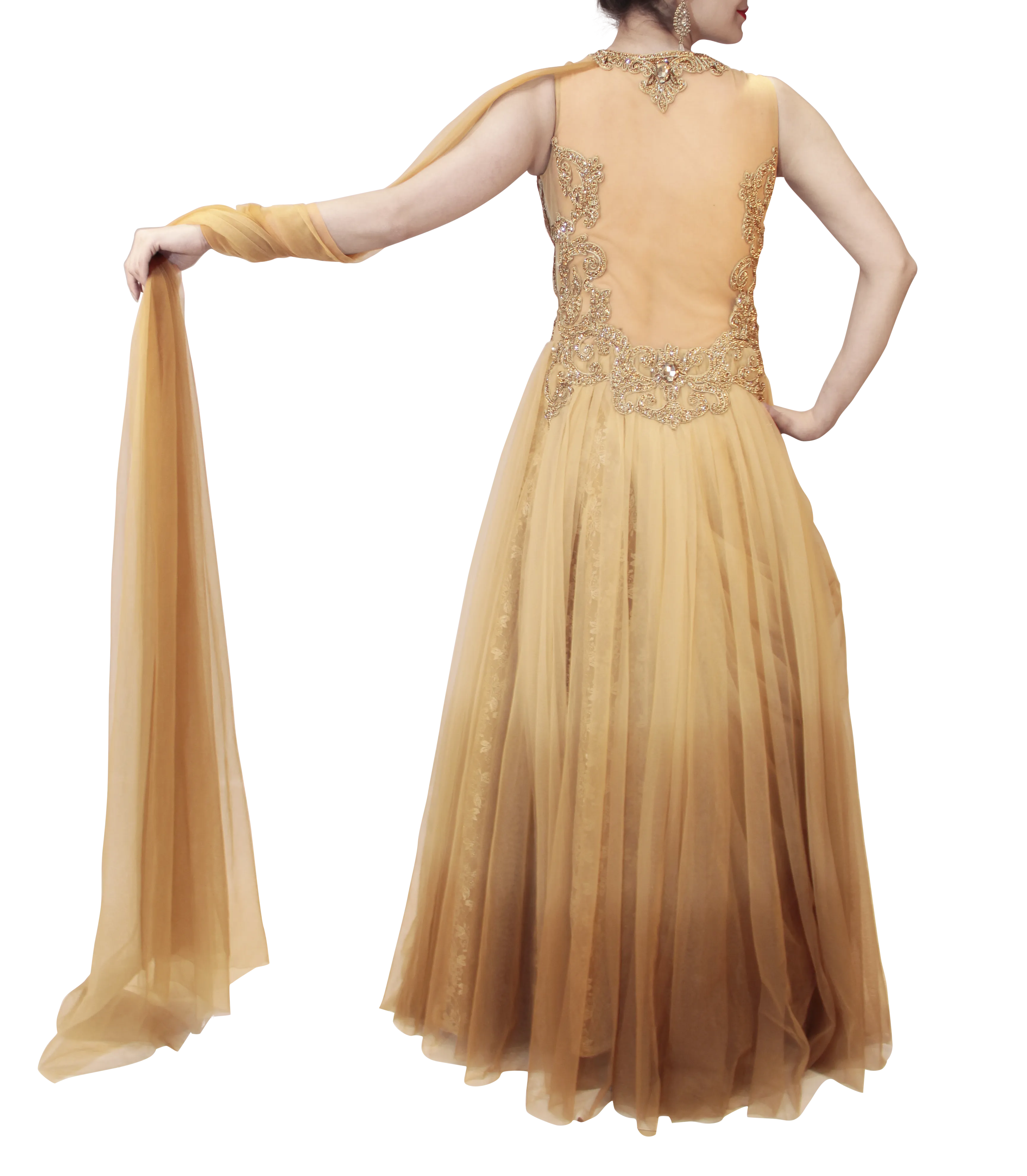 BEIGE GOWN