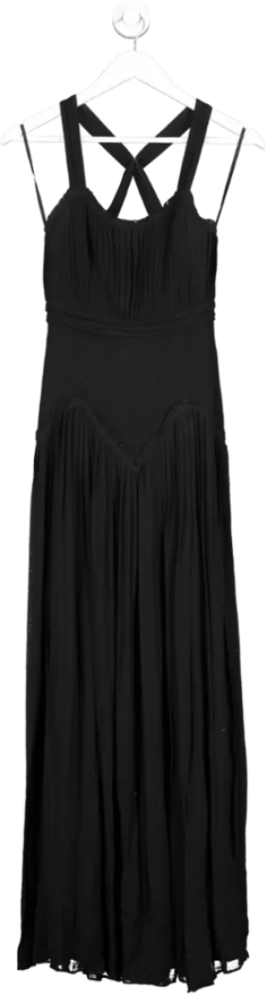 Black Burberry Prorsum Evening Long Dress UK 8