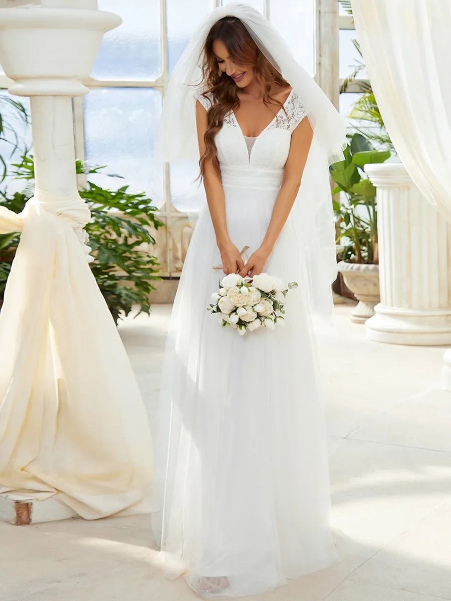 Brittany wedding dress in lace and tulle in Ivory Express NZ wide