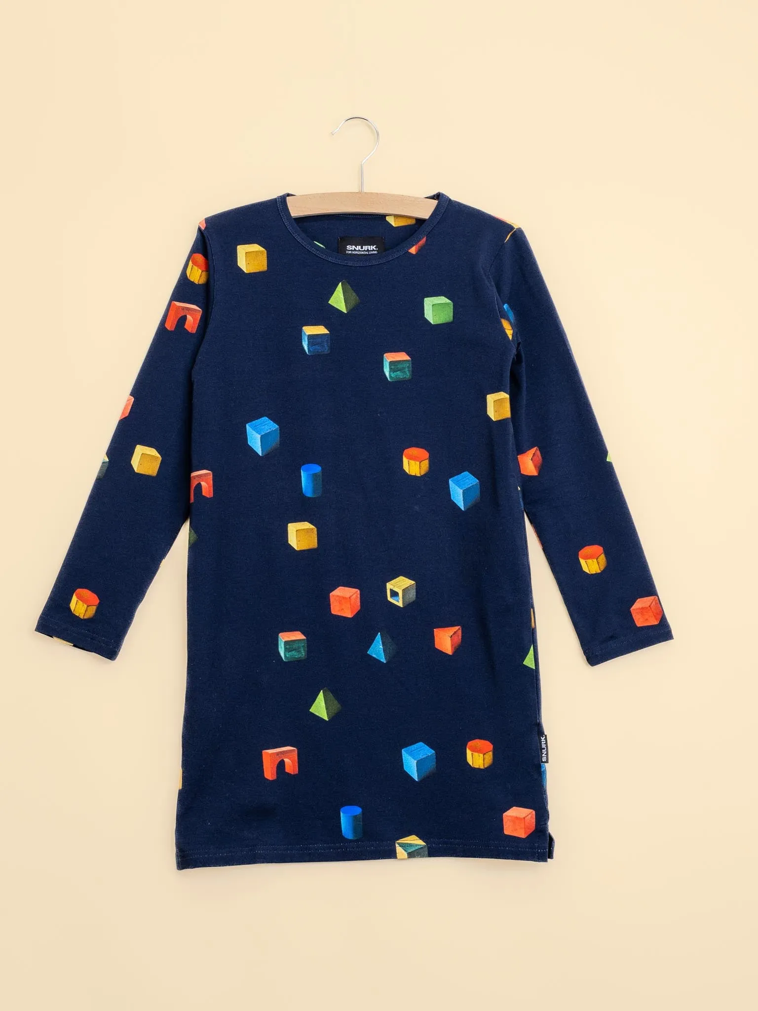 Building Blocks Long Sleeve Dress Kids