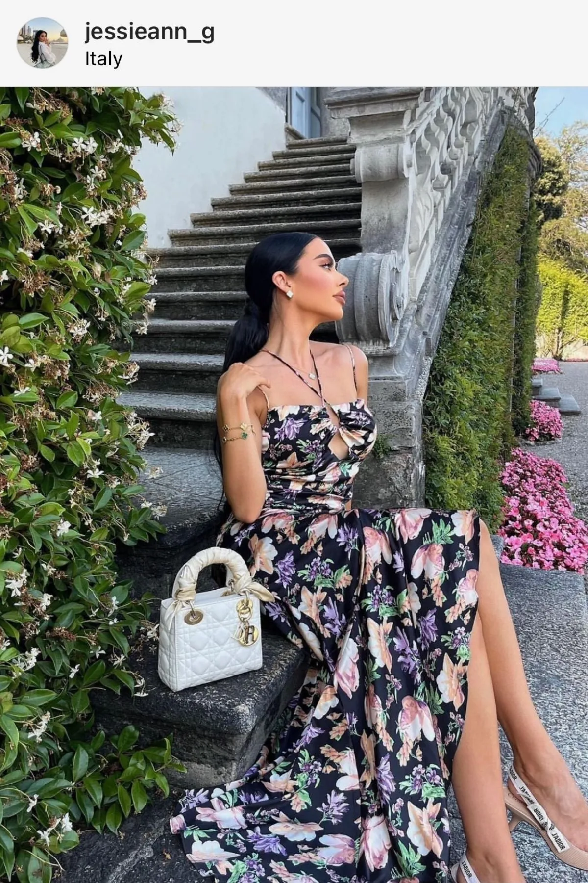 BUY IT NOOKIE Simone Frill Maxi (Black Floral)