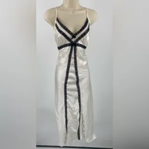 California Dynasty vintage robe and‎ nightgown set with belt, size Medium