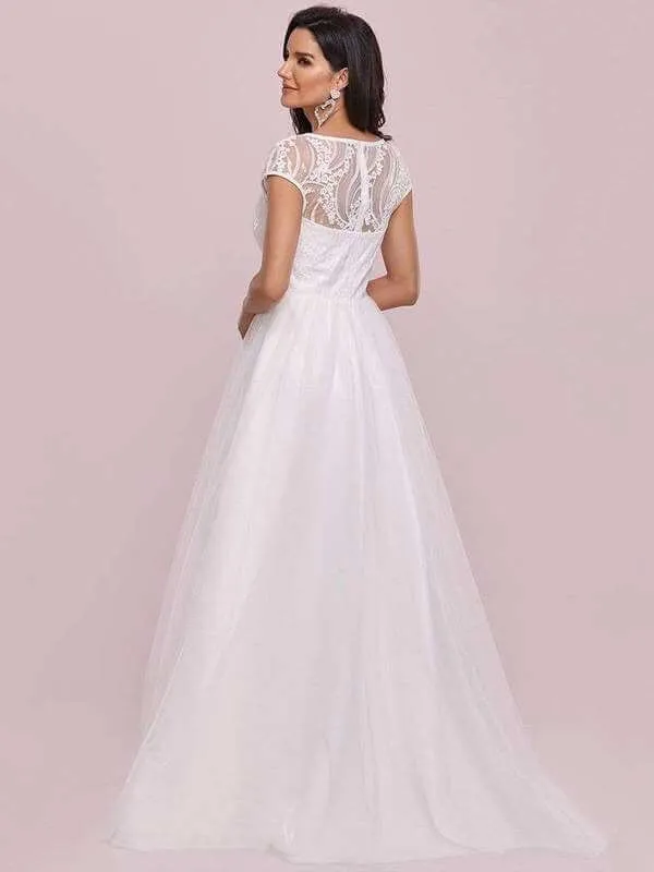 Candice sparkling plus size wedding dress in ivory Express NZ wide