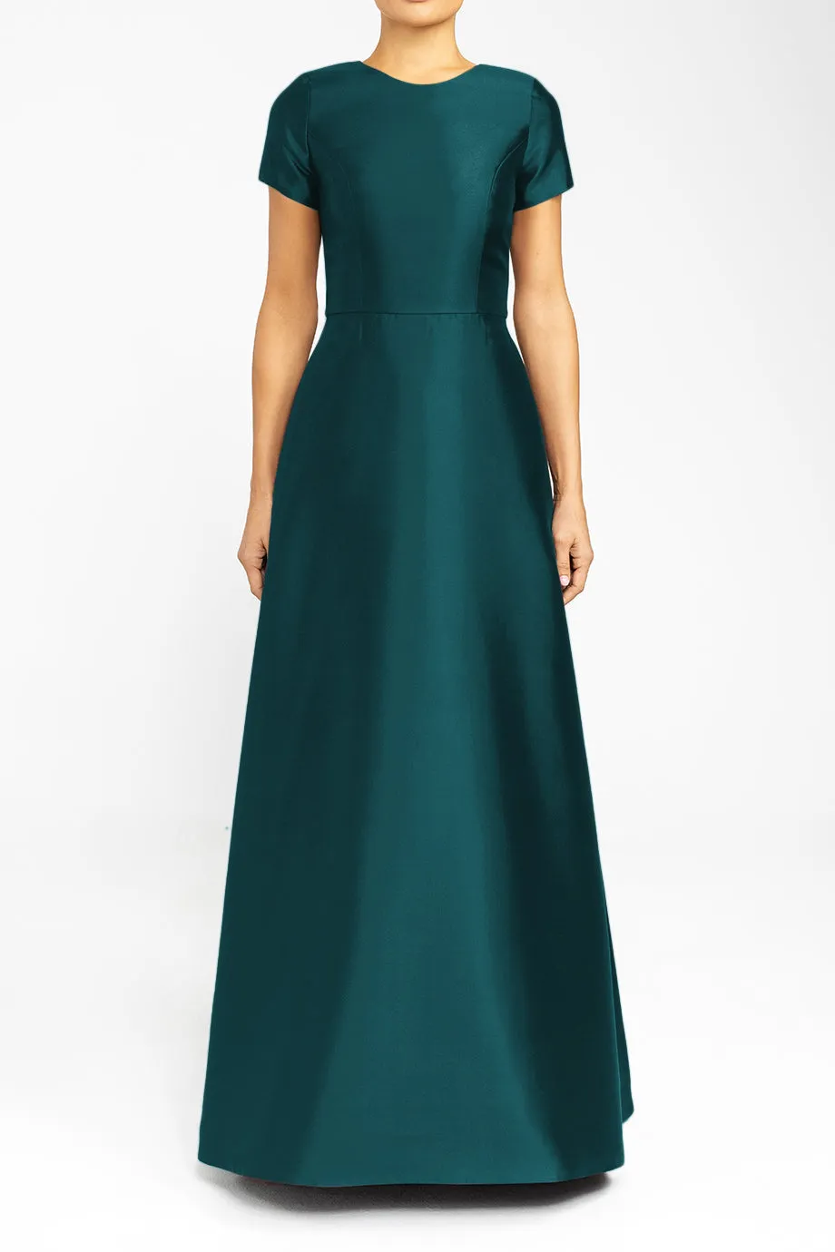 Caroline Silk and Wool A-Line Gown