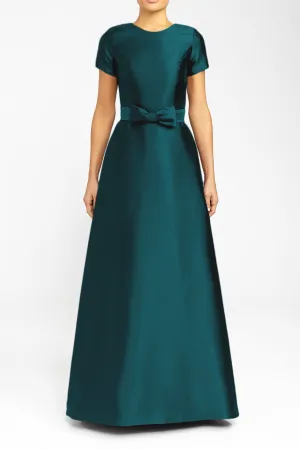 Caroline Silk and Wool A-Line Gown