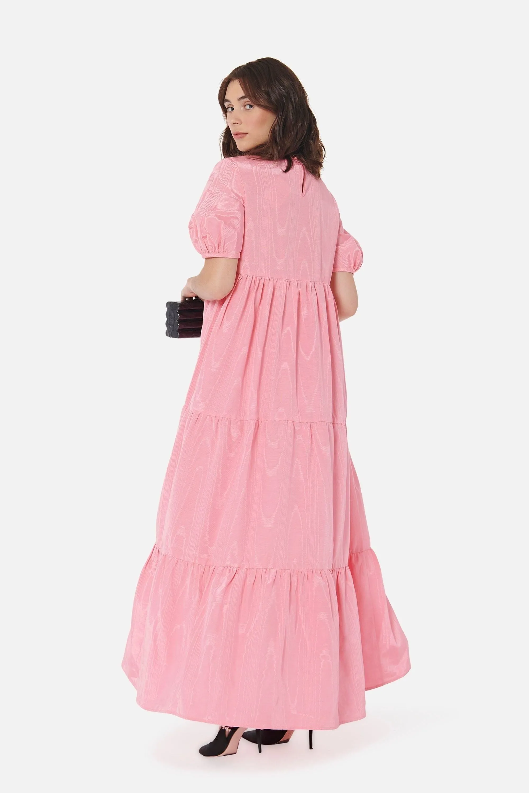 Charlie Pink Moiré Dress