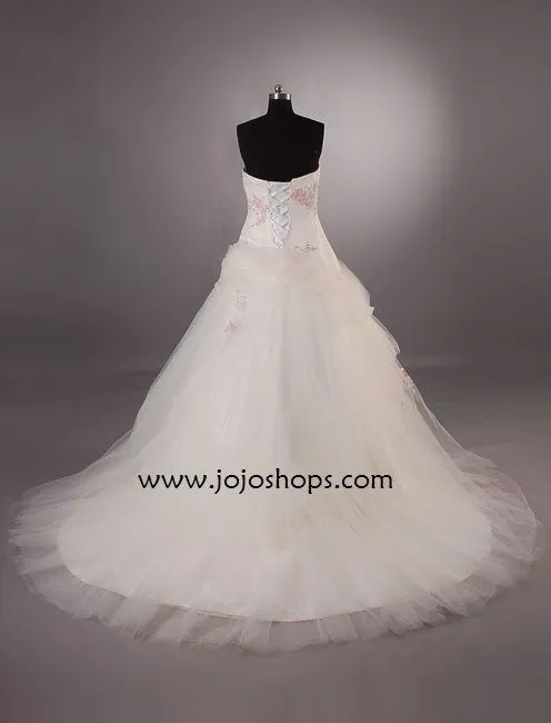 Cherry Blossom Garden Wedding Dress