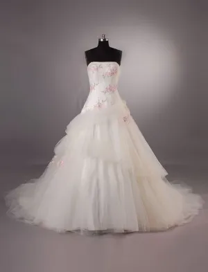 Cherry Blossom Garden Wedding Dress