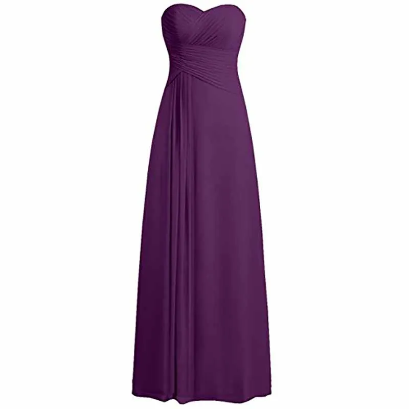 Chiffon Bridesmaid Dress Off The Shoulder Prom Dress Long Sweetheart Formal Evening Gowns