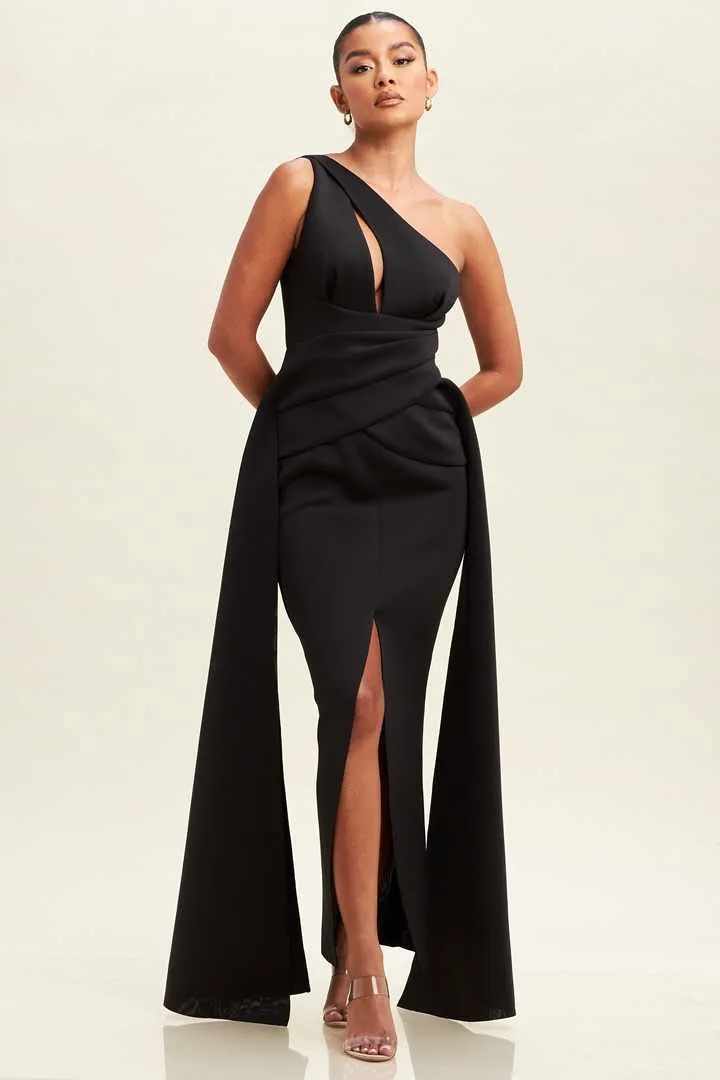 CLEARANCE - BLACK LONG DRESS