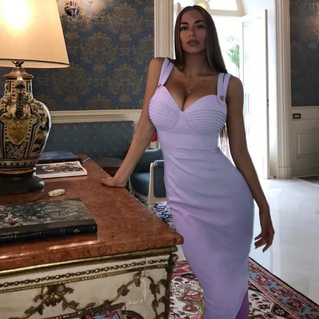 Club Celebrity Evening Party Dress