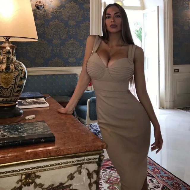 Club Celebrity Evening Party Dress