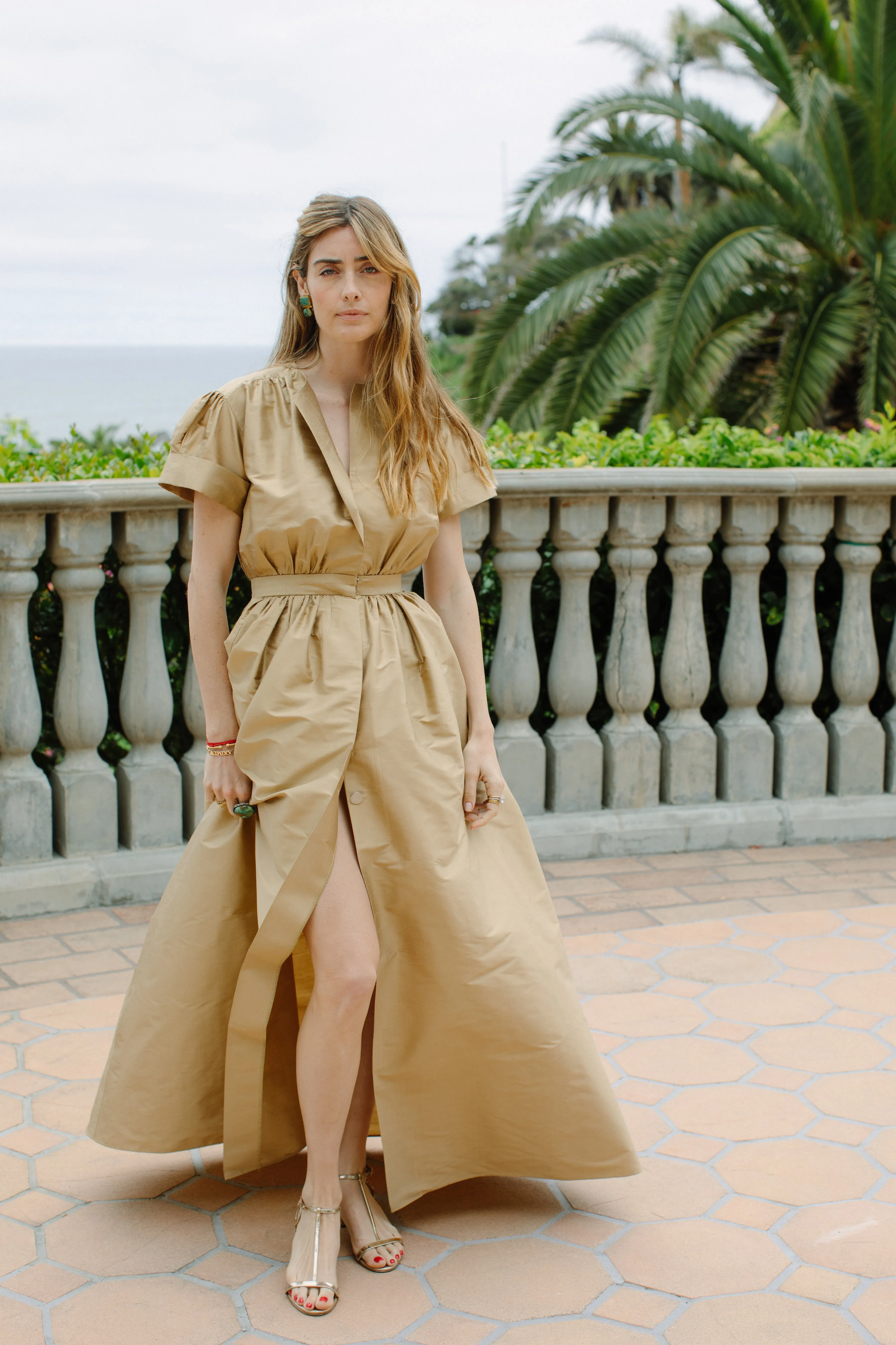 Compass Gown - Khaki Champagne