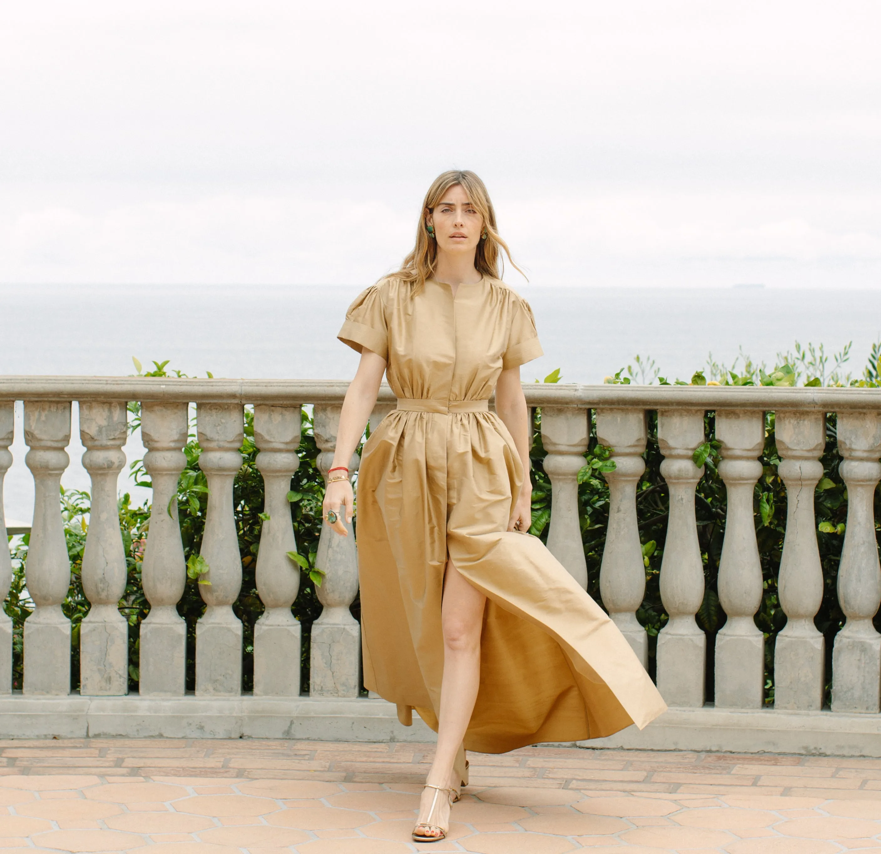 Compass Gown - Khaki Champagne