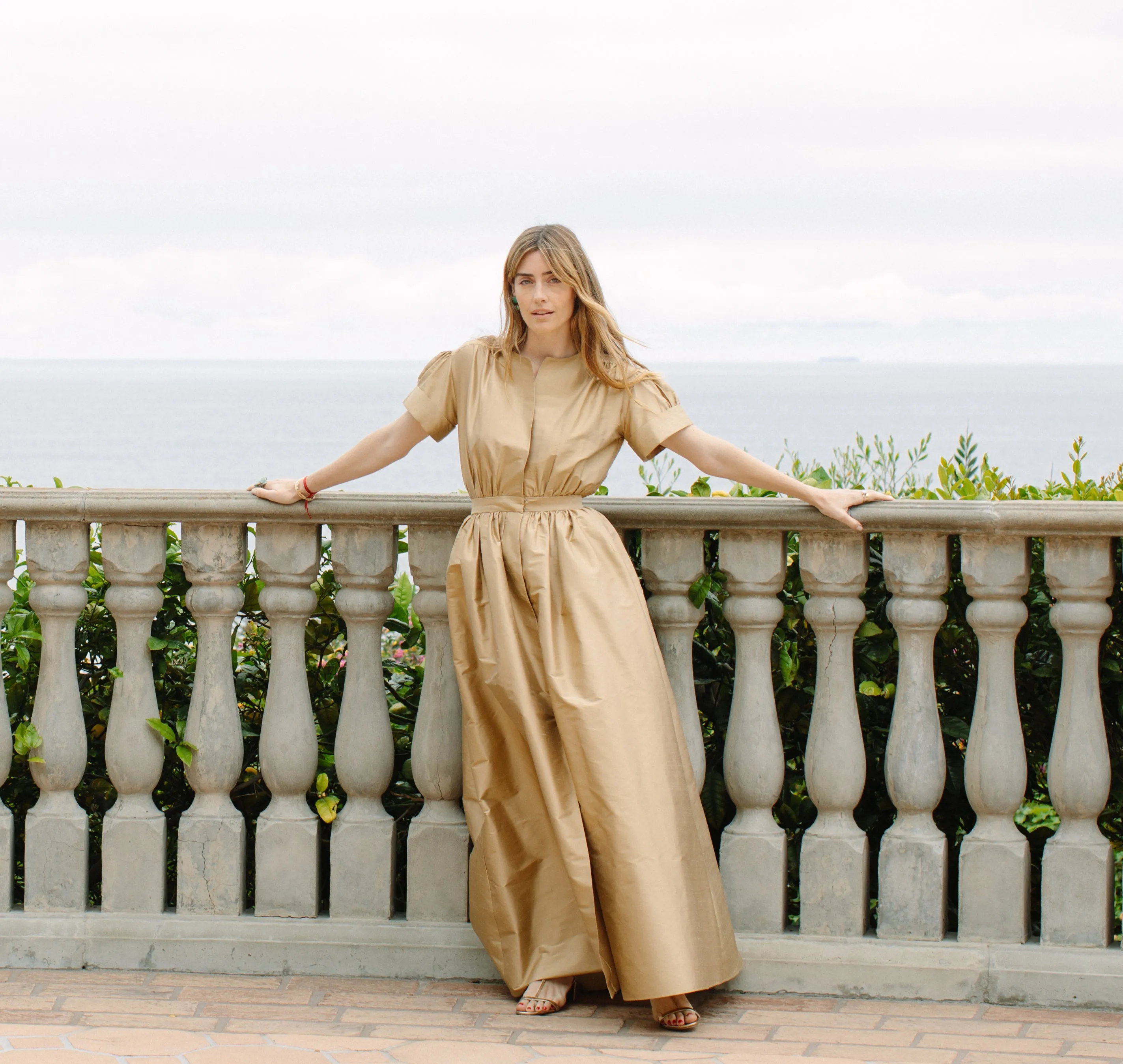 Compass Gown - Khaki Champagne