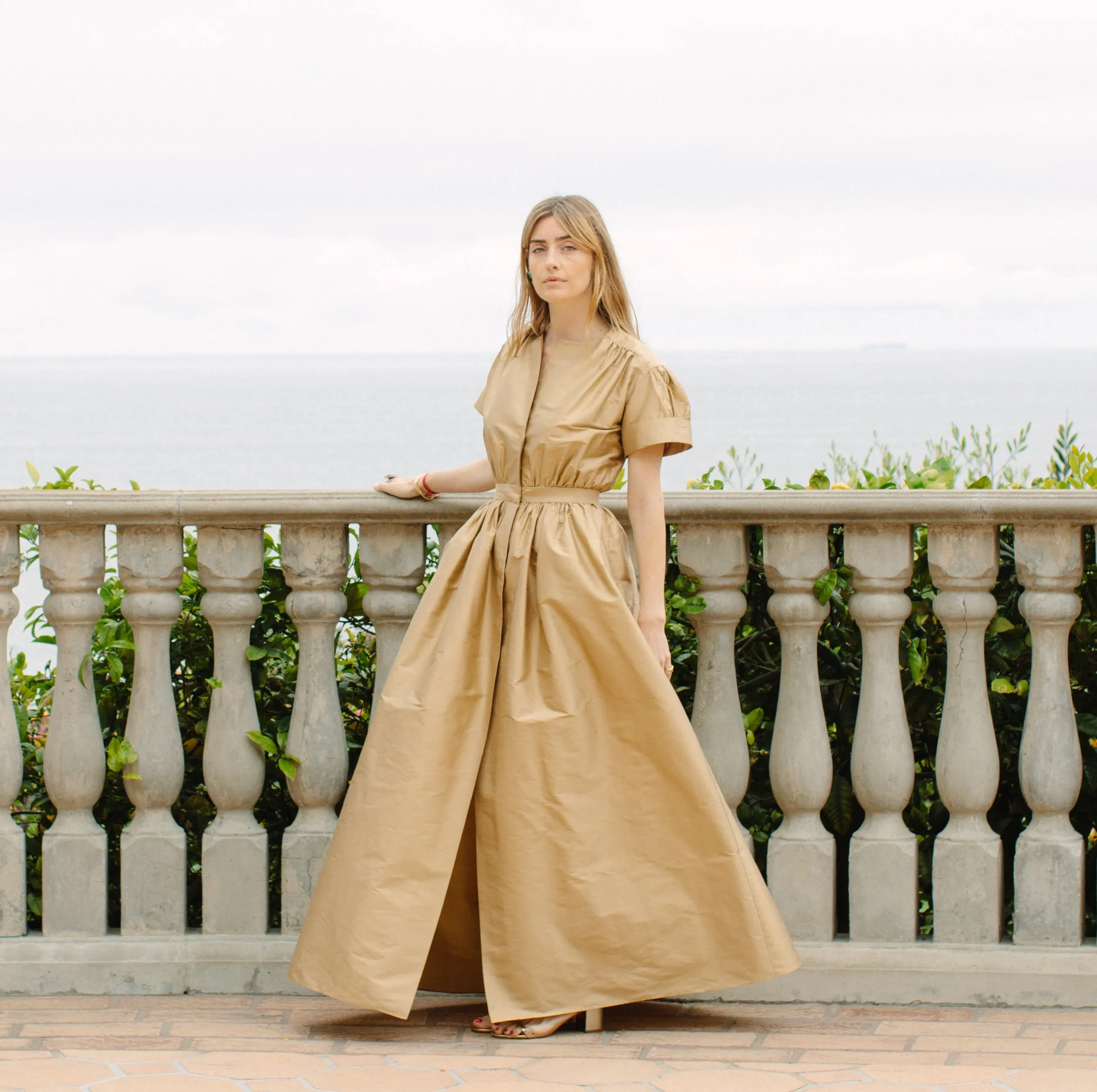 Compass Gown - Khaki Champagne