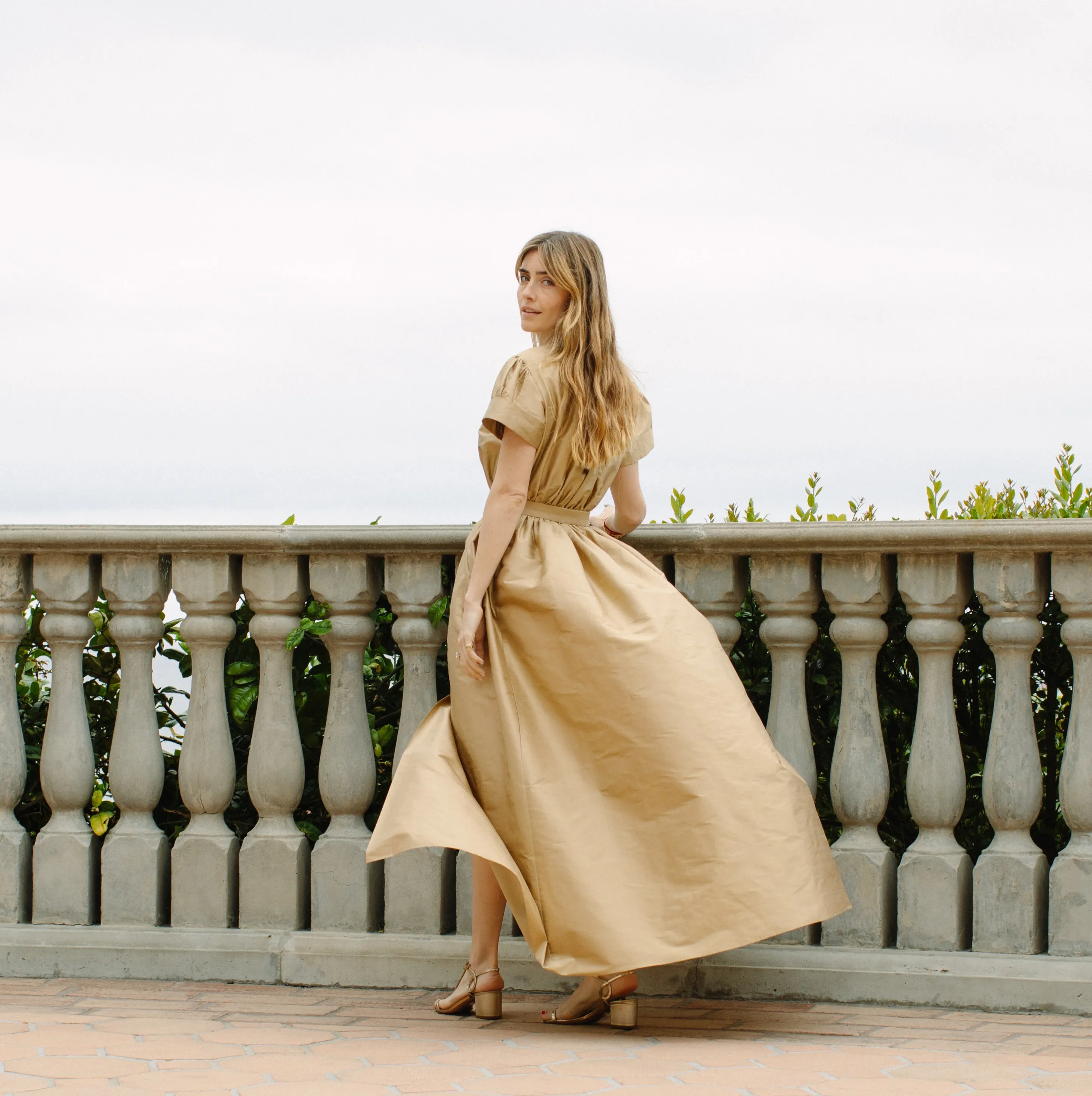 Compass Gown - Khaki Champagne