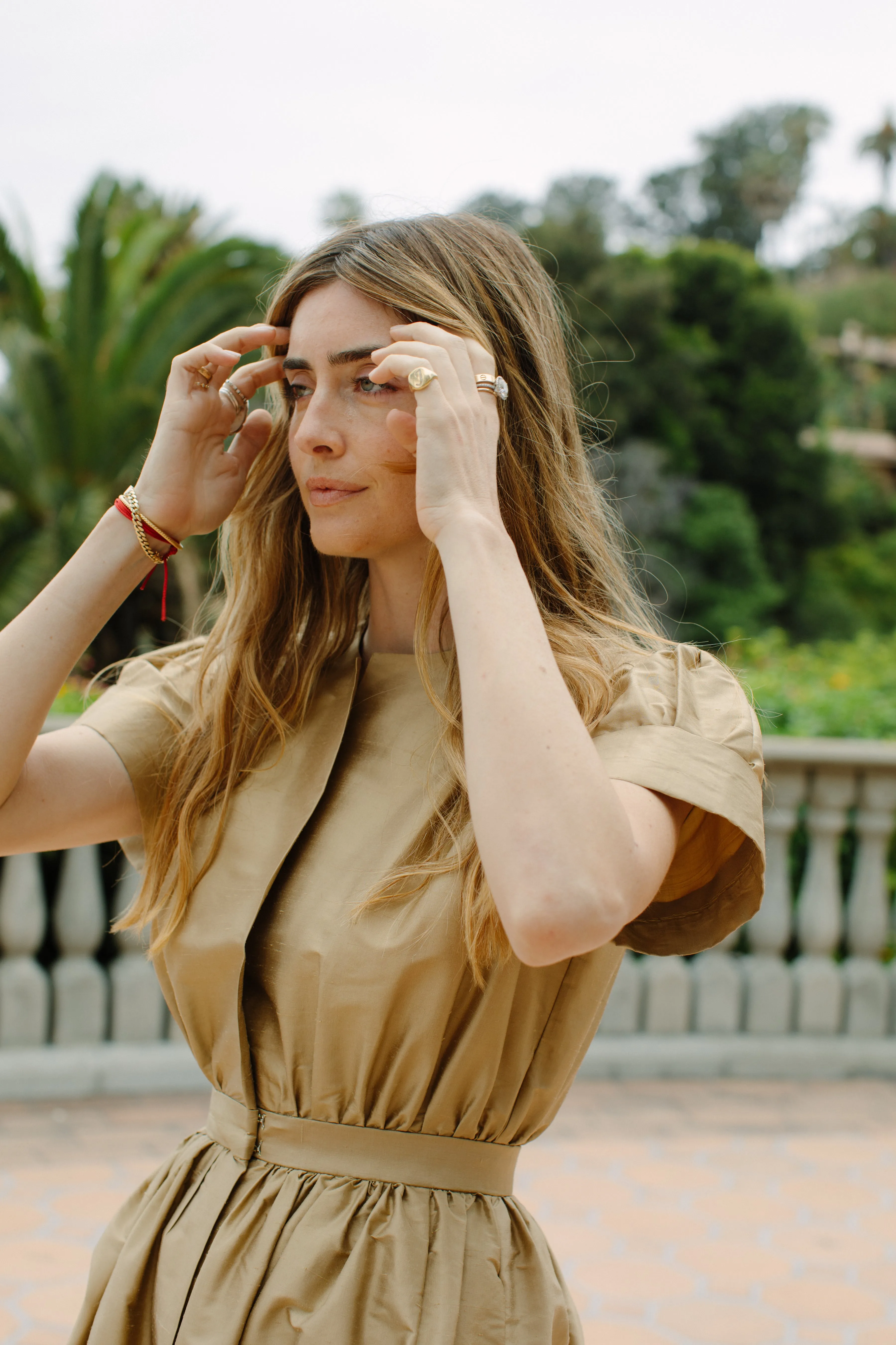 Compass Gown - Khaki Champagne