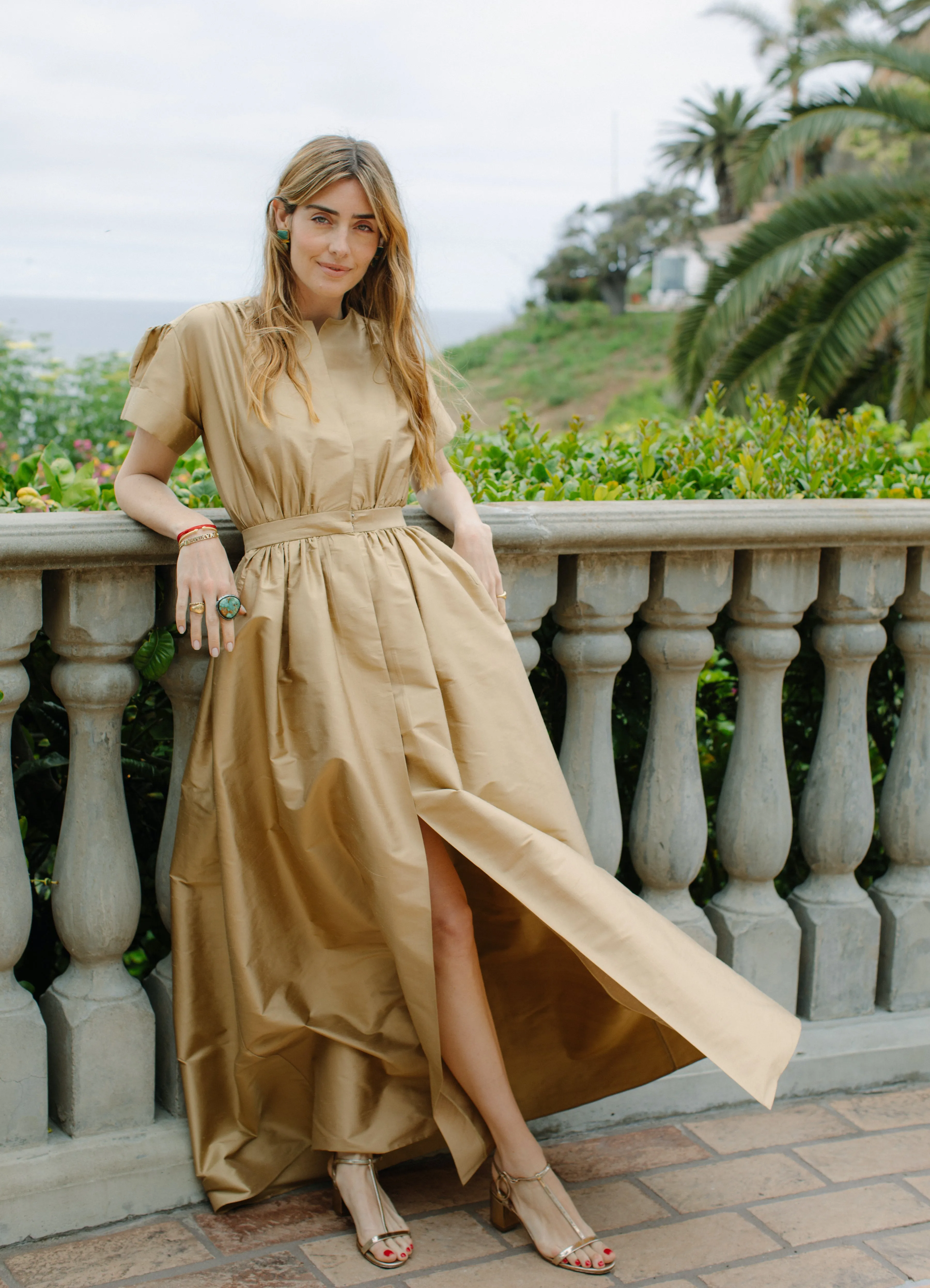 Compass Gown - Khaki Champagne