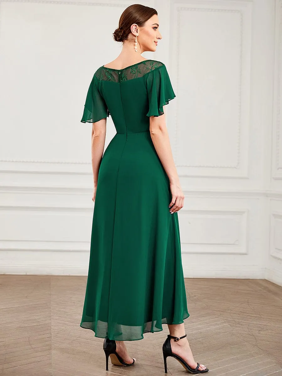 Connie emerald green tea length dress Express NZ wide