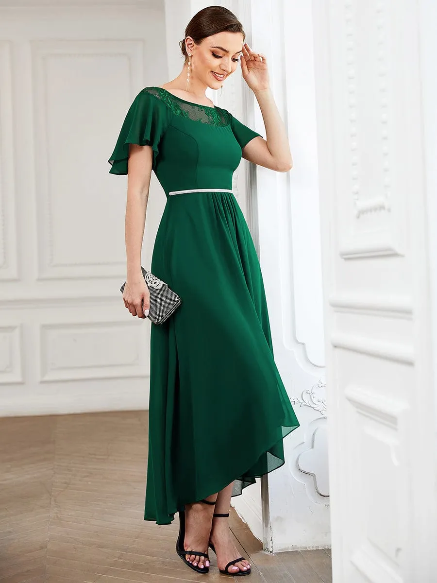 Connie emerald green tea length dress Express NZ wide