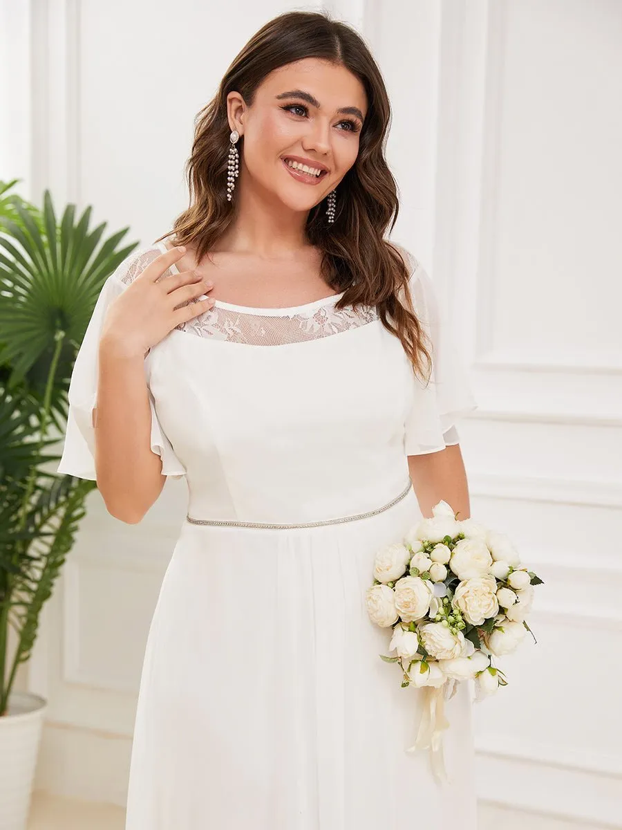 Connie tea length wedding dress in ivory Express NZ wide