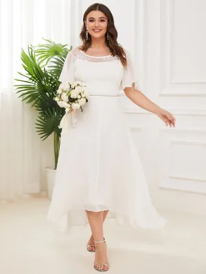 Connie tea length wedding dress in ivory Express NZ wide