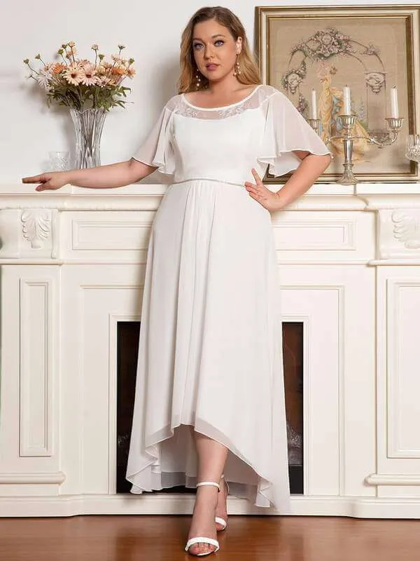 Connie tea length wedding dress in ivory Express NZ wide
