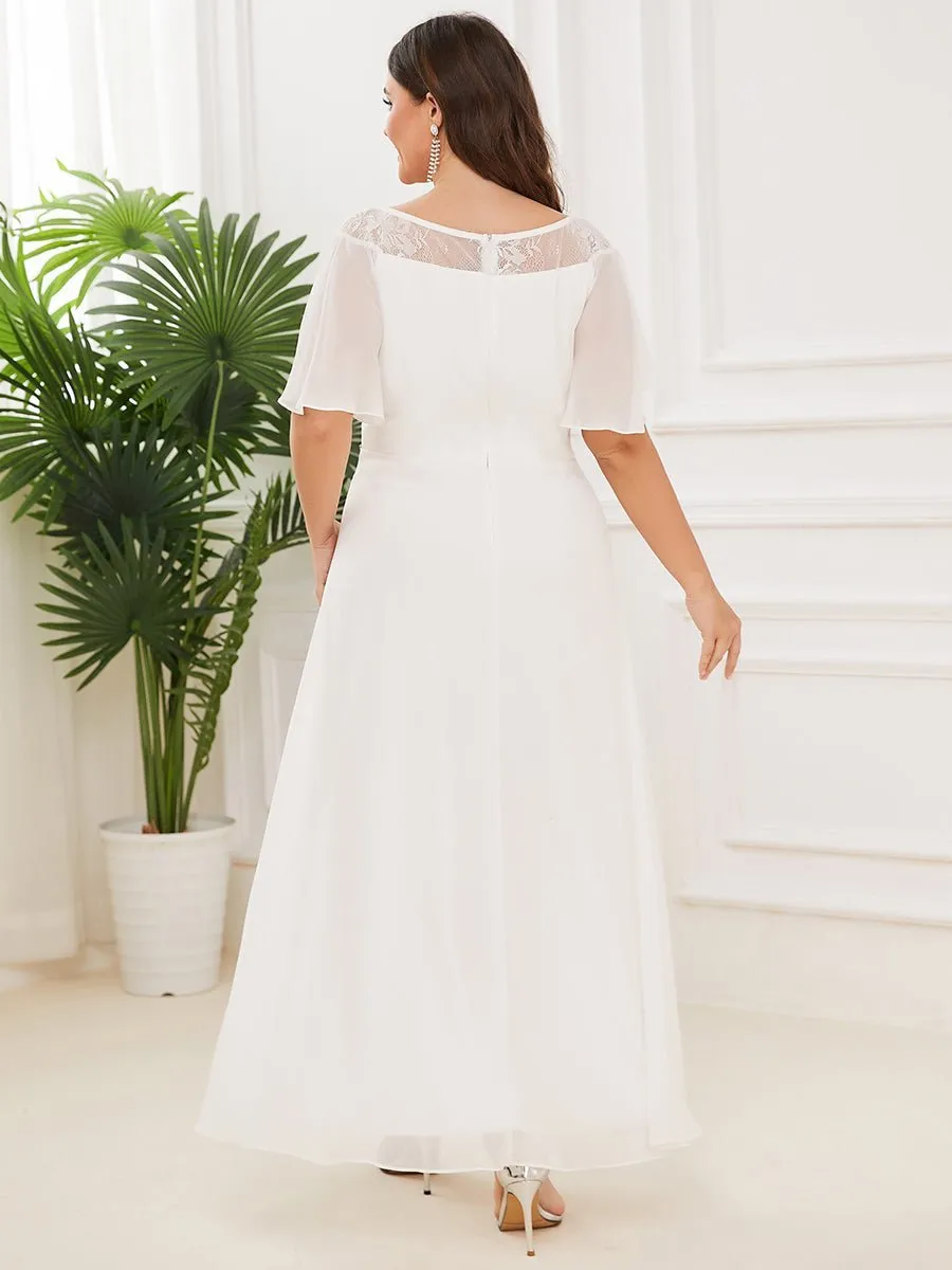 Connie tea length wedding dress in ivory Express NZ wide