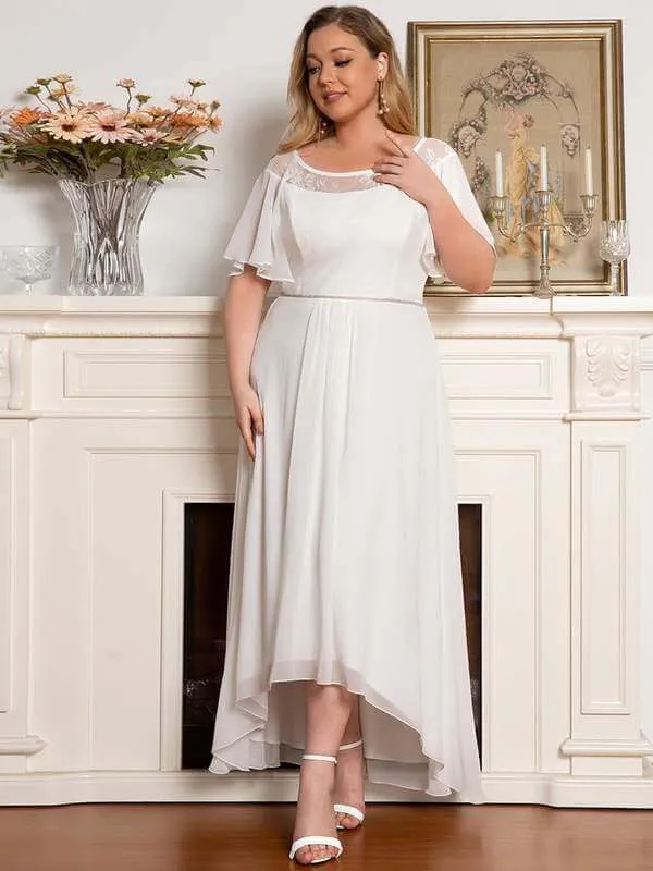 Connie tea length wedding dress in ivory Express NZ wide