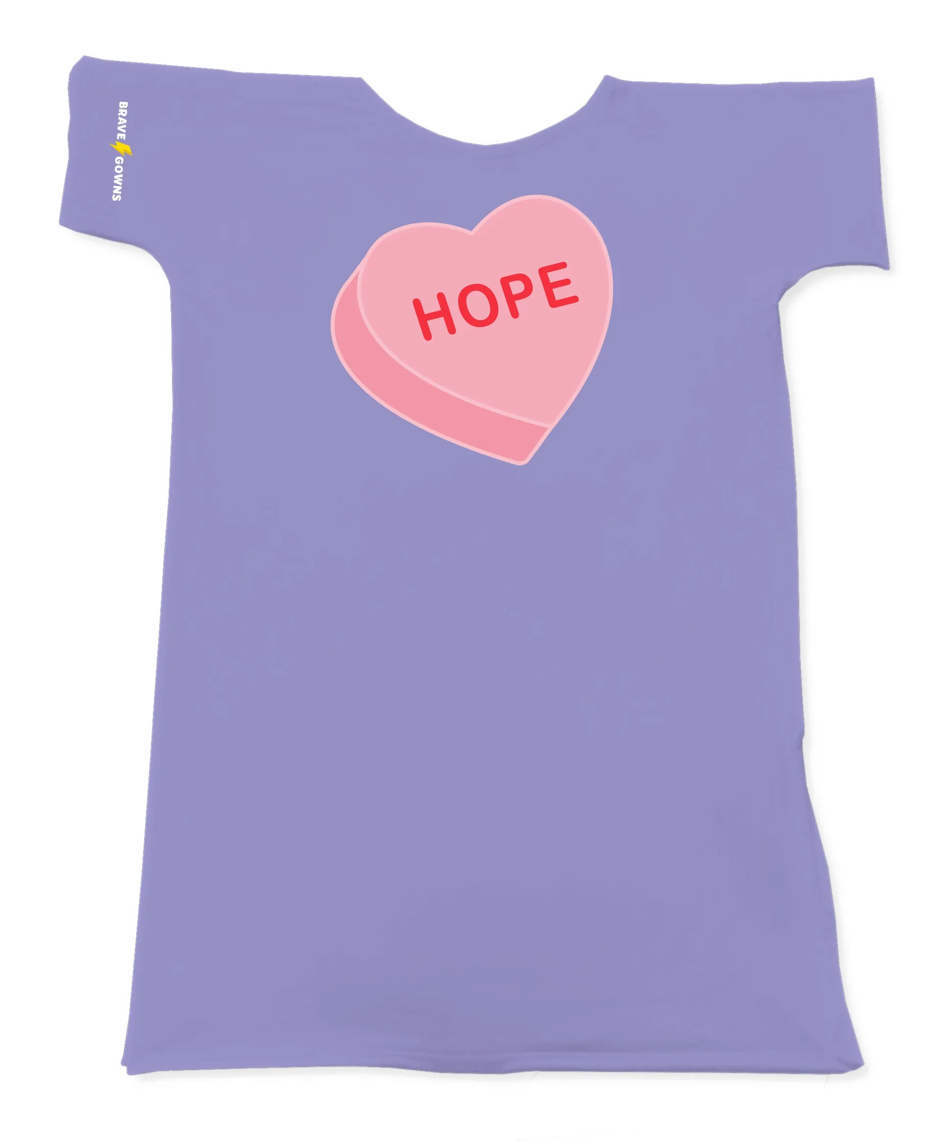 CONVERSATION HEART DOLL GOWN- HOPE