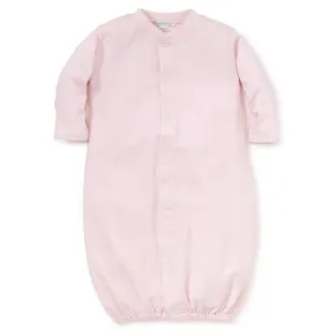 Convertible Gown | Pink w/ White Trim