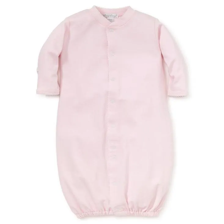 Convertible Gown | Pink w/ White Trim